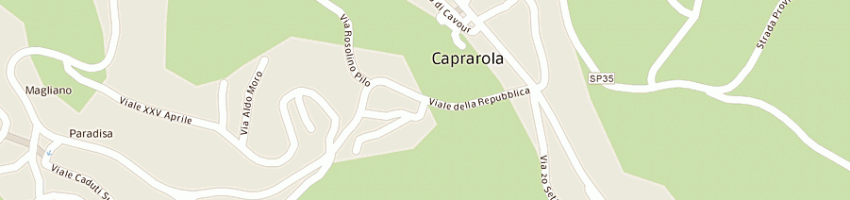 Mappa della impresa bozzo claudio a CAPRAROLA