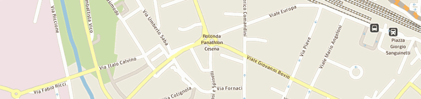 Mappa della impresa centro per l'impiego di cesena a CESENA