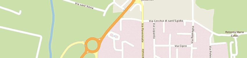 Mappa della impresa nextmedia srl a CESENA