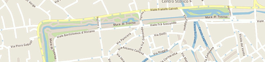 Mappa della impresa rosso alessandro a TREVISO