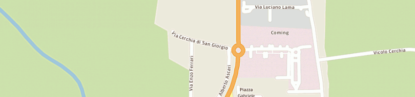 Mappa della impresa bar casa del caffe' a CESENA