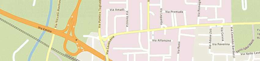 Mappa della impresa avis autonoleggio spa a CESENA