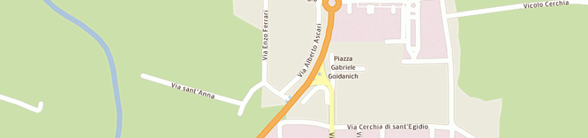 Mappa della impresa green car srl a CESENA