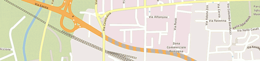 Mappa della impresa comune di cesena a CESENA