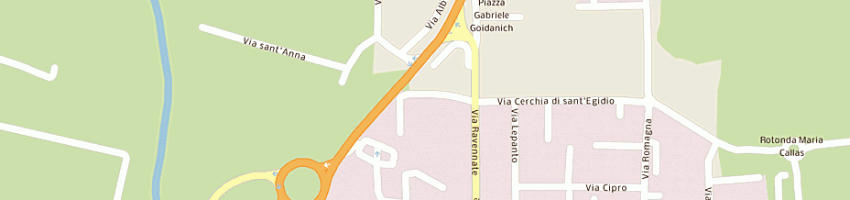 Mappa della impresa sbe srl a CESENA