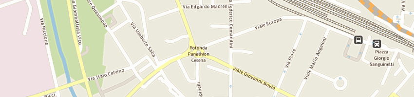 Mappa della impresa enprosrl engineering project a CESENA