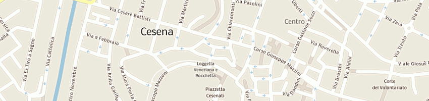 Mappa della impresa busi andrea a CESENA