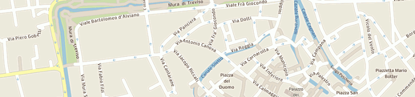 Mappa della impresa ministero dell'economia e delle finanze a TREVISO