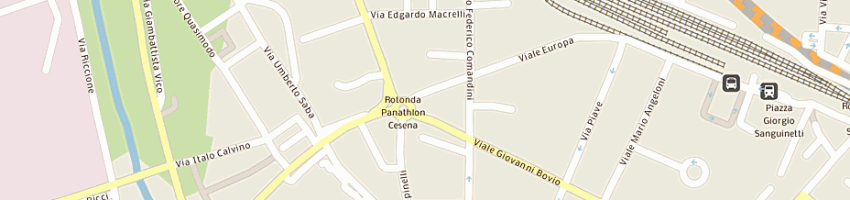 Mappa della impresa gamex sistemi srl a CESENA