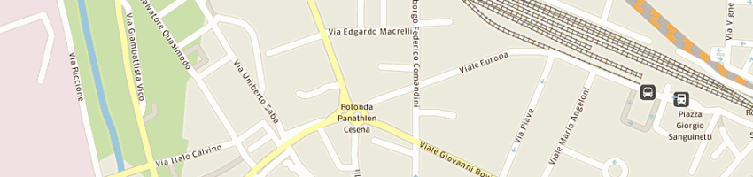 Mappa della impresa leform centro benessere a CESENA