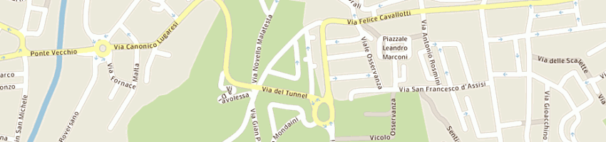 Mappa della impresa primavera sas di lucchi ing athos e c a CESENA