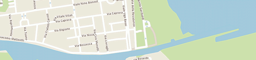 Mappa della impresa zarattini cesare a COMACCHIO