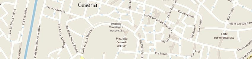 Mappa della impresa palareti giorgio a CESENA