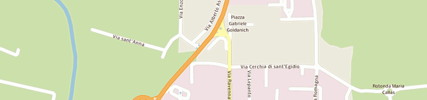 Mappa della impresa autocoming di gabriele magnani e c snc a CESENA