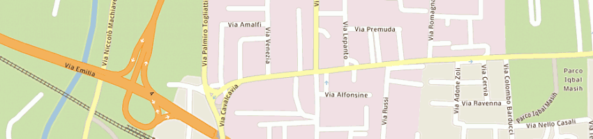 Mappa della impresa fantozzi giuseppe e mauro (snc) a CESENA
