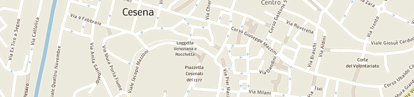 Mappa della impresa severi sabrina a CESENA
