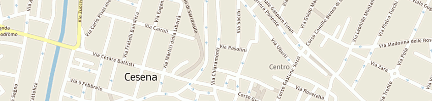 Mappa della impresa democratici di sinistra federazione di cesena a CESENA