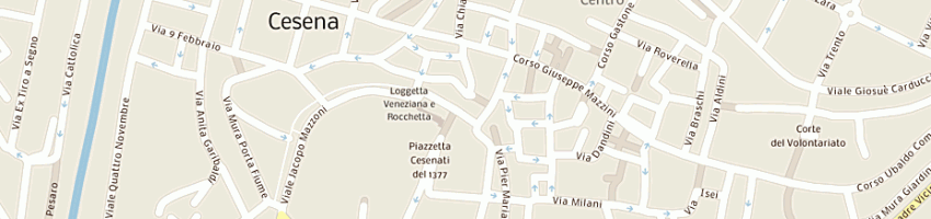 Mappa della impresa flli pagliarani e c snc a CESENA