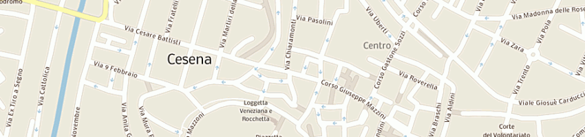 Mappa della impresa bocchini stefano a CESENA