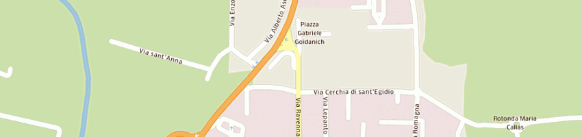 Mappa della impresa flli magnani srl a CESENA