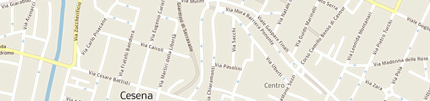 Mappa della impresa ada snc di solfrini ada e c a CESENA