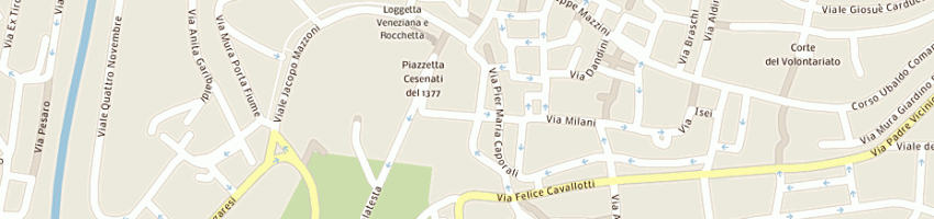 Mappa della impresa ambrosini giulio e c sas a CESENA