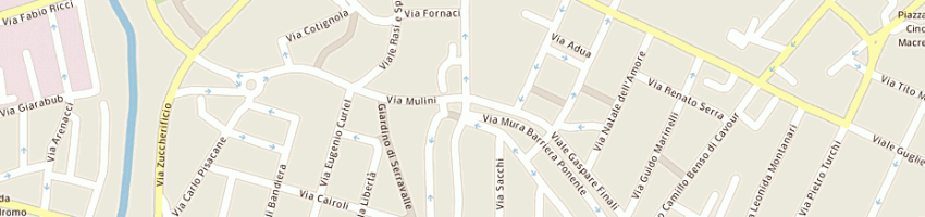 Mappa della impresa macelleria africo di baronio marco a CESENA