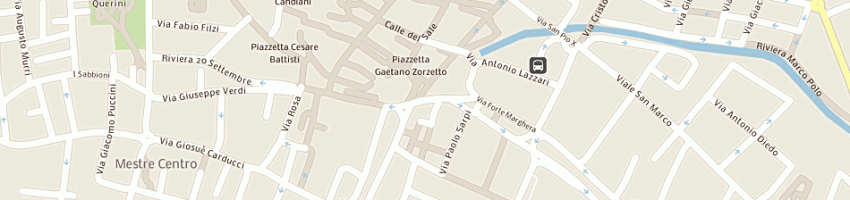 Mappa della impresa consorzio rigato eredi a VENEZIA