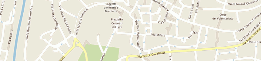 Mappa della impresa bar vecchia cesena a CESENA