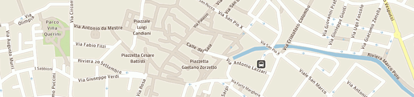 Mappa della impresa il paese dei balocchi di benetello arianna a VENEZIA