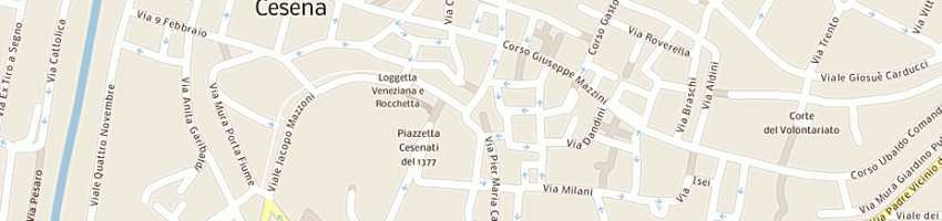 Mappa della impresa pellicceria la fontana a CESENA