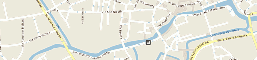 Mappa della impresa efal centro addestramento lavoratori a TREVISO