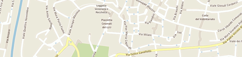 Mappa della impresa panificio bartoletti stella loredana e c snc a CESENA
