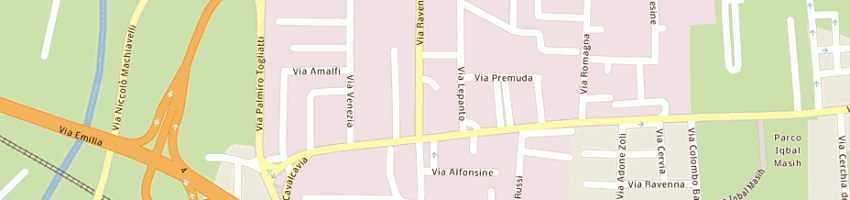 Mappa della impresa giunchi renato a CESENA
