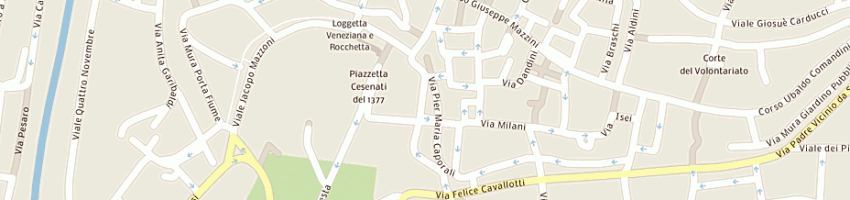 Mappa della impresa istituto autonomo per le case popolari della provincia di forli'- cesena a CESENA
