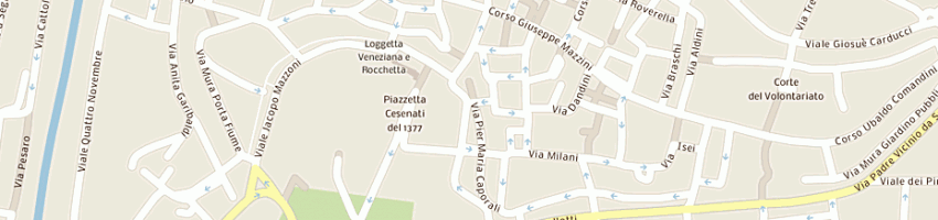 Mappa della impresa rosticceria santucci alberto a CESENA