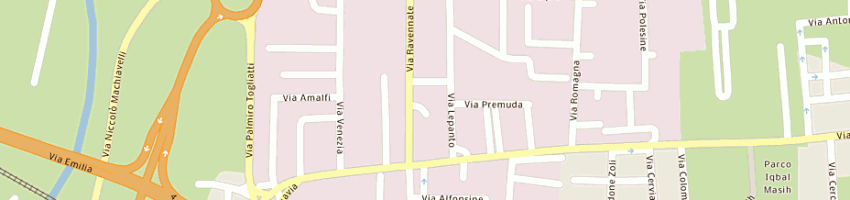 Mappa della impresa ricci due srl a CESENA