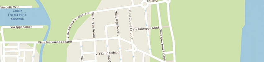 Mappa della impresa giobill snc di pantalone a e c a COMACCHIO