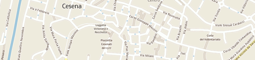 Mappa della impresa nuova lavanderia mazzotti di budelacci alida e c snc a CESENA