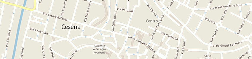 Mappa della impresa la corte sas di zoffoli patrizia e c a CESENA