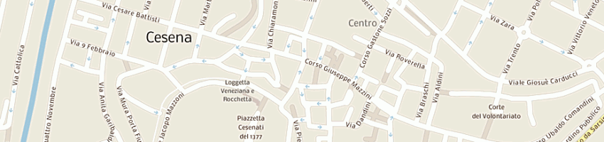 Mappa della impresa zefiro snc di beoni denis e c a CESENA