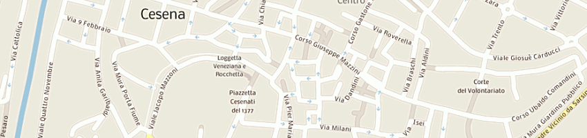 Mappa della impresa casadei maria a CESENA