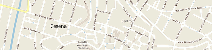 Mappa della impresa mose' snc di stefano guzzon e mauro castellini a CESENA
