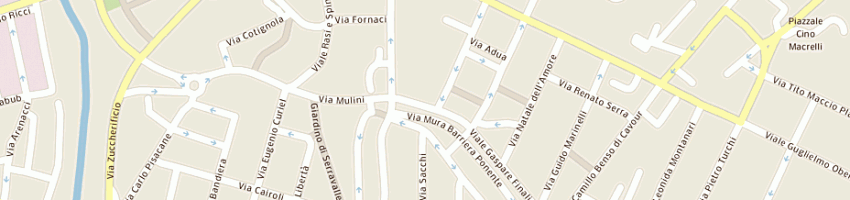 Mappa della impresa garaffoni mauro a CESENA