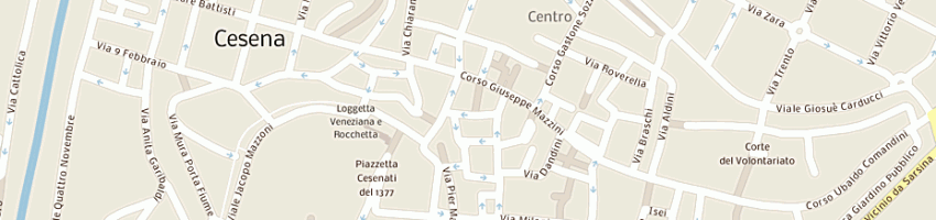 Mappa della impresa monti - srl a CESENA