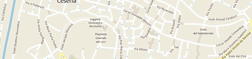 Mappa della impresa perani daniele a CESENA