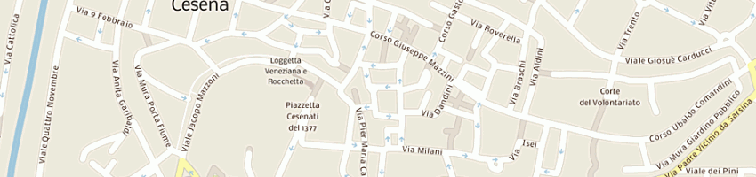 Mappa della impresa benessere e vanita di castellani erika a CESENA
