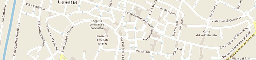 Mappa della impresa eligam srl a CESENA