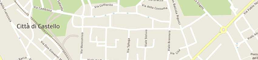 Mappa della impresa beacci patrizia e csdf a CITTA DI CASTELLO