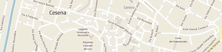 Mappa della impresa serelco di benini manuela e c - sas a CESENA